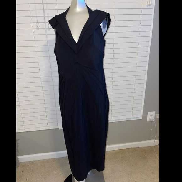NWT Chiara Boni La Petite Robe Anunciacion Halter Off-The-Shoulder Dress $695 - Picture 5 of 9